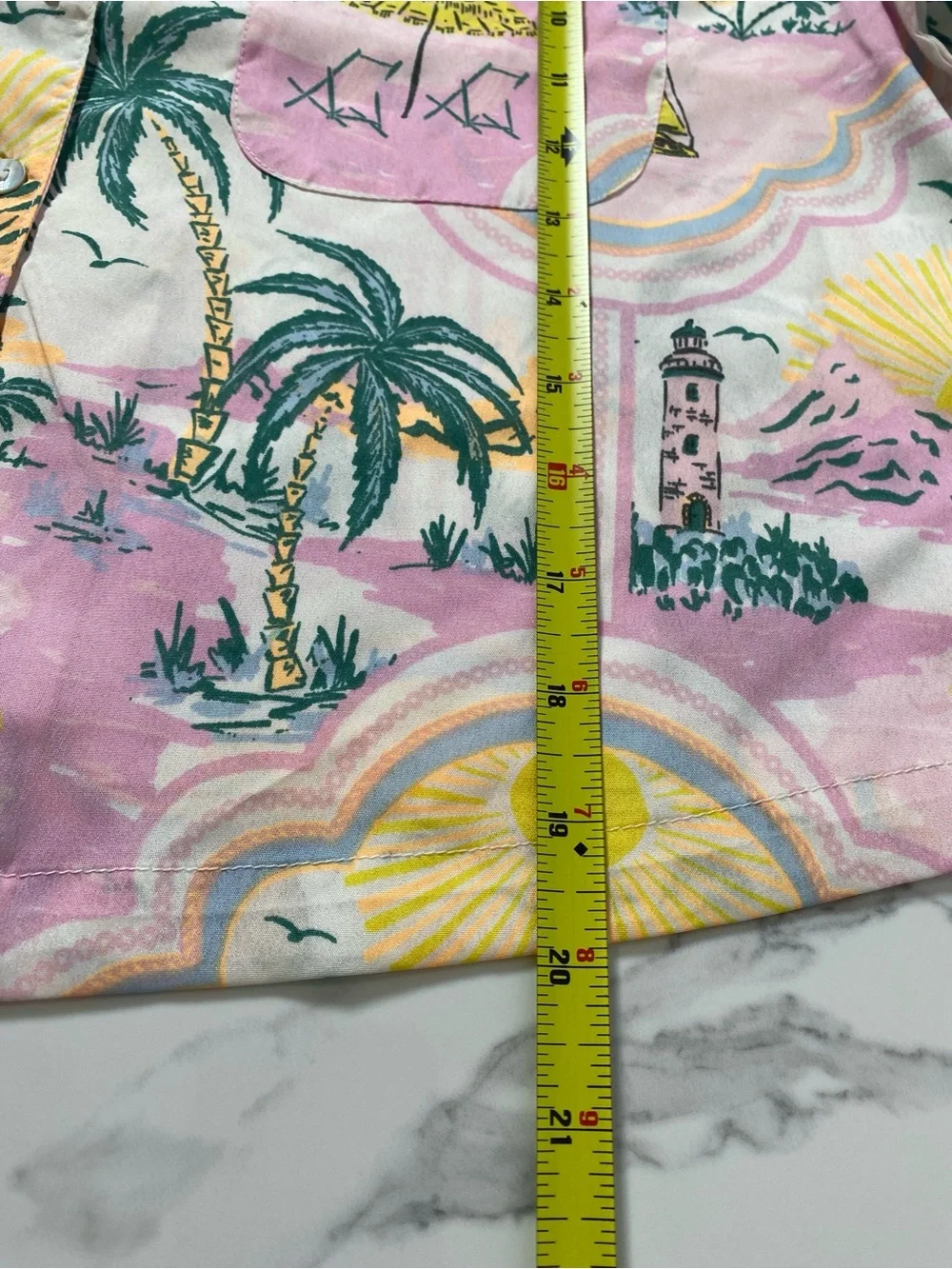 Cynthia Rowley Women's Sleepwear Set Med Button Top Short Tropical Pring NWT - Picture 6 of 8